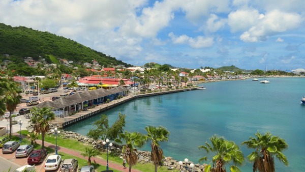 looking_down_at_market_square_Marigot_St_Martin