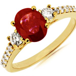 RUBY & DIAMOND RING