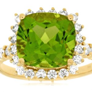 PERIDOT & DIAMOND RING