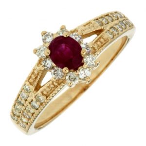 RUBY & DIAMOND RING