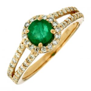 EMERALD & DIAMOND RING