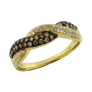 DIAMOND & MOCHA DIAMOND RING