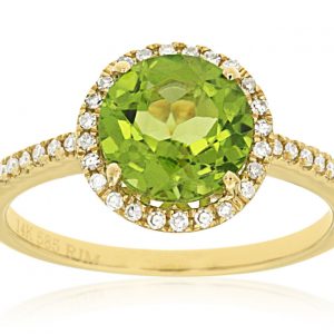 PERIDOT & DIAMOND RING