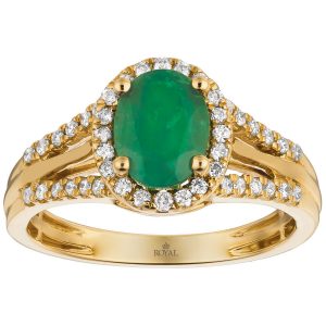 EMERALD & DIAMOND RING