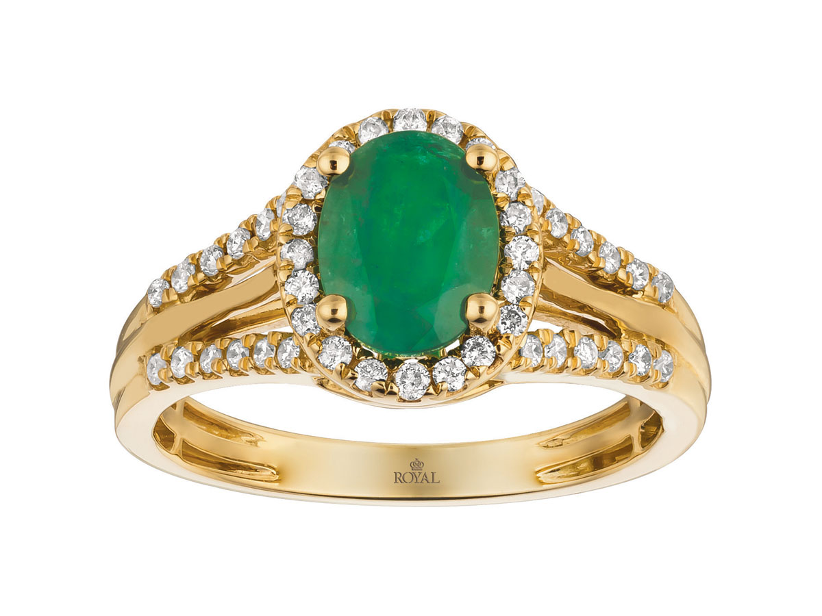 EMERALD & DIAMOND RING