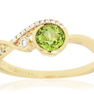 PERIDOT & DIAMOND RING