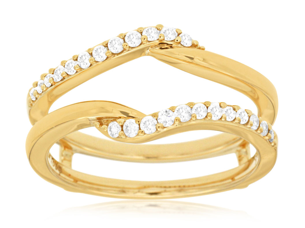 LADIES DIAMOND INSERT RING
