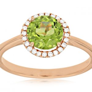 PERIDOT & DIAMOND RING
