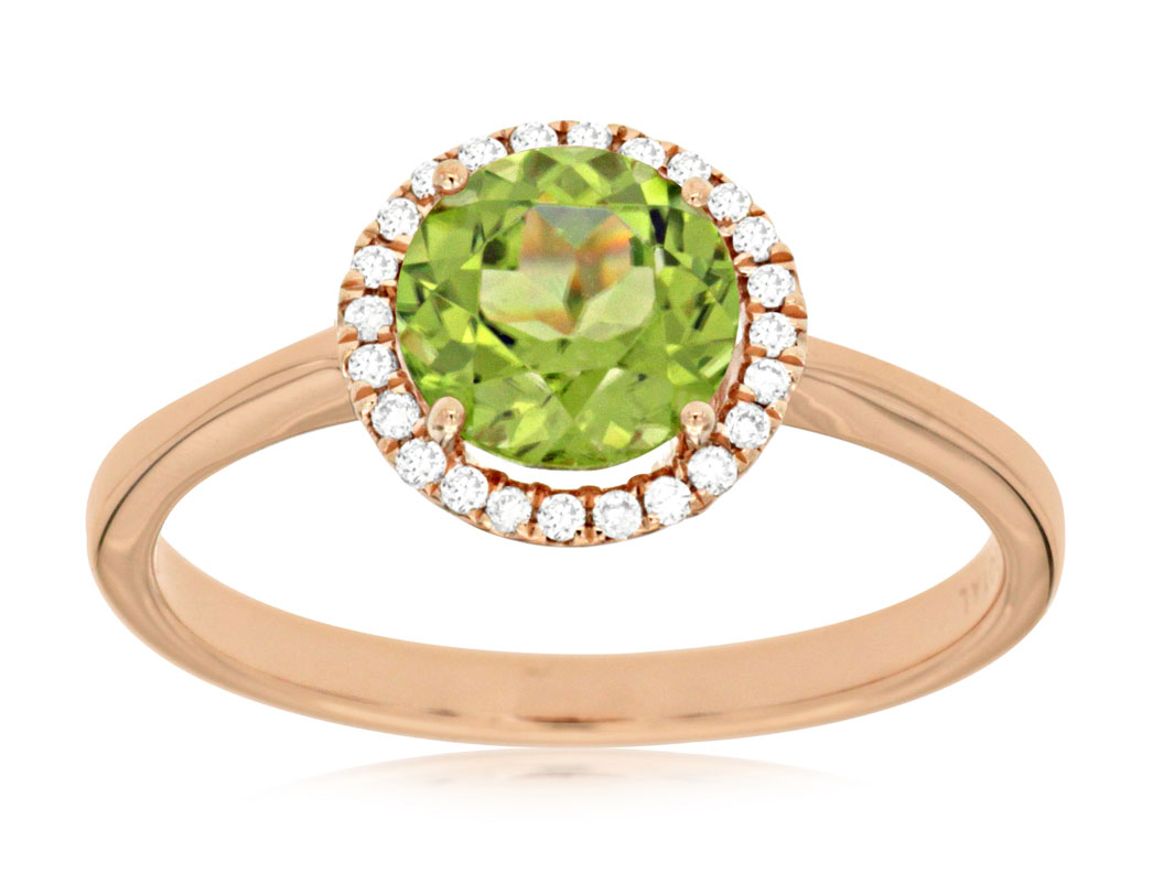 PERIDOT & DIAMOND RING