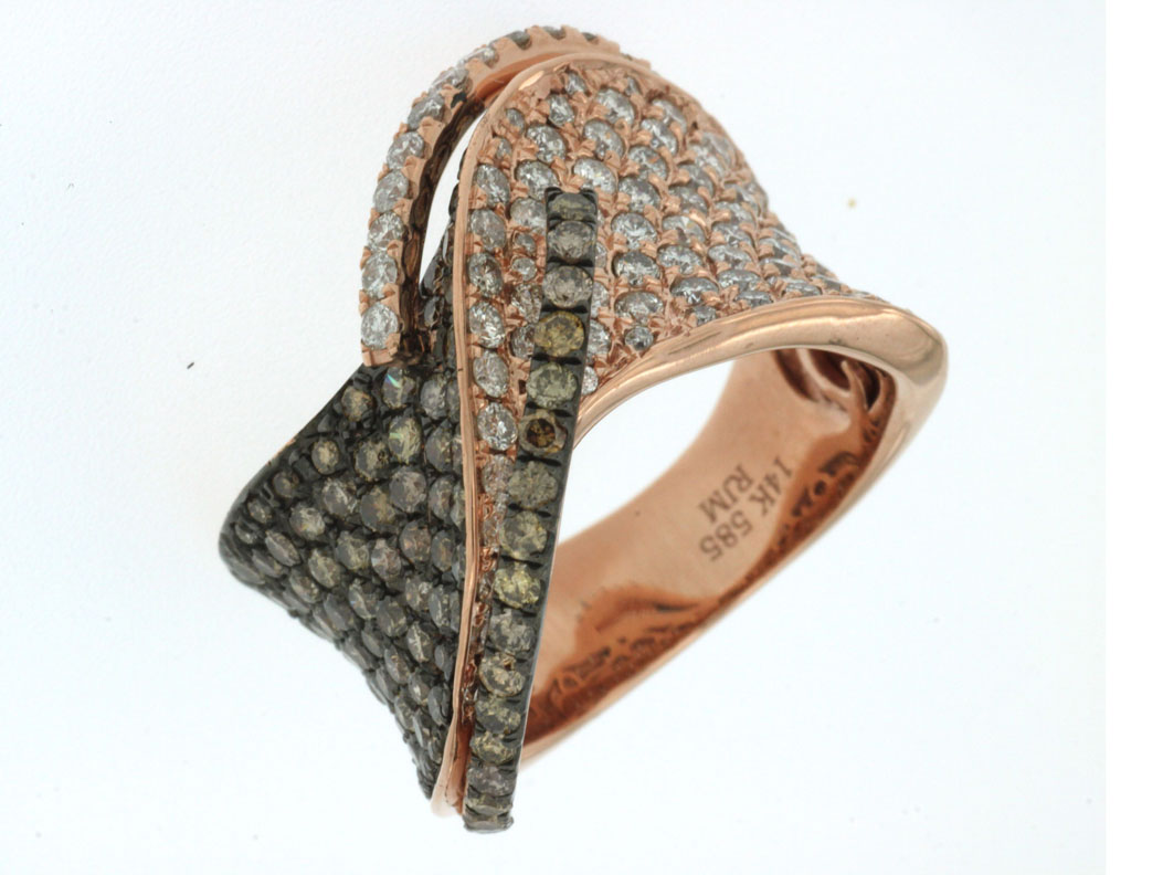 DIAMOND & MOCHA DIAMOND RING