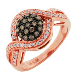 DIAMOND & MOCHA DIAMOND RING