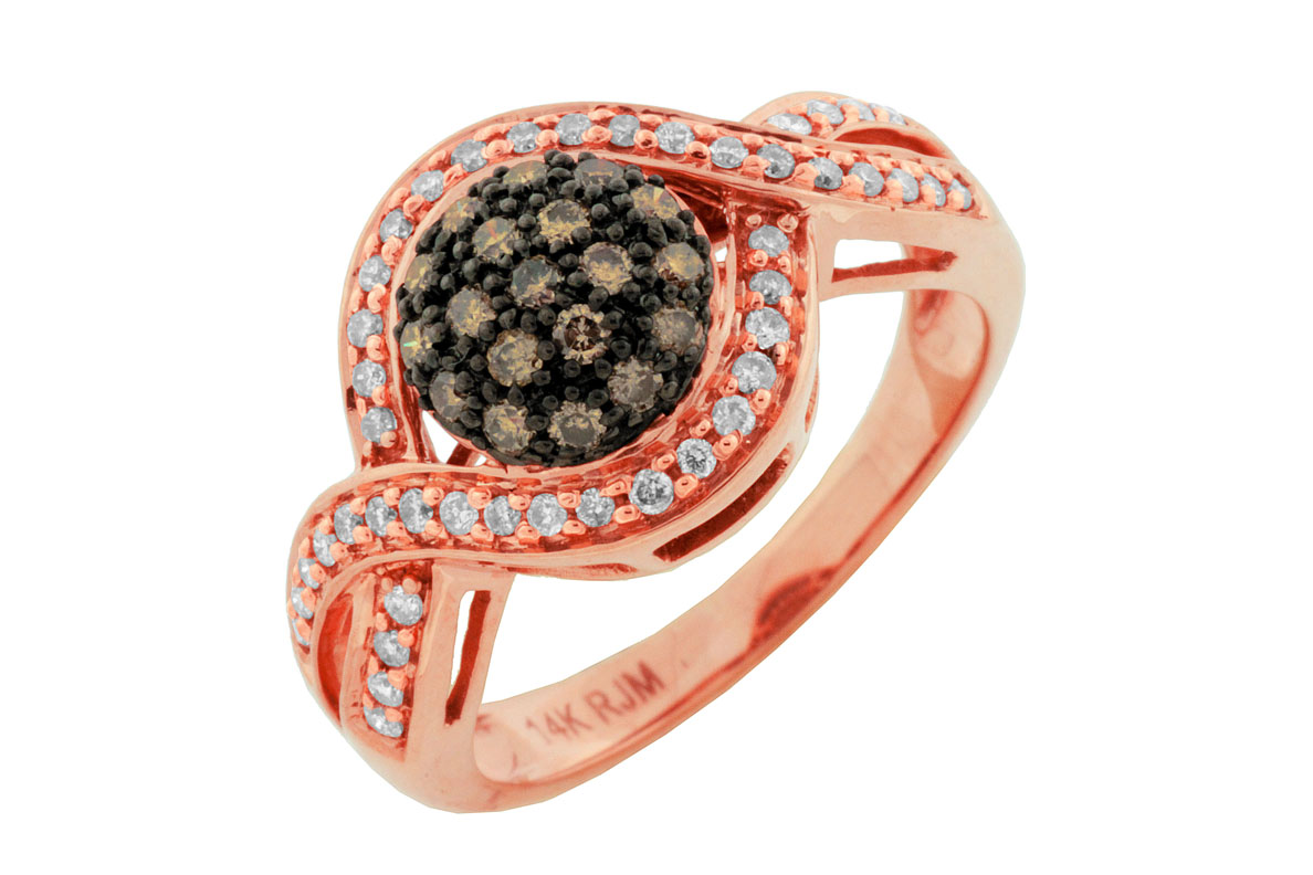 DIAMOND & MOCHA DIAMOND RING