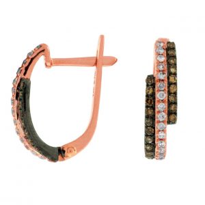 DIAMOND &MOCHA DIAMOND EARRING