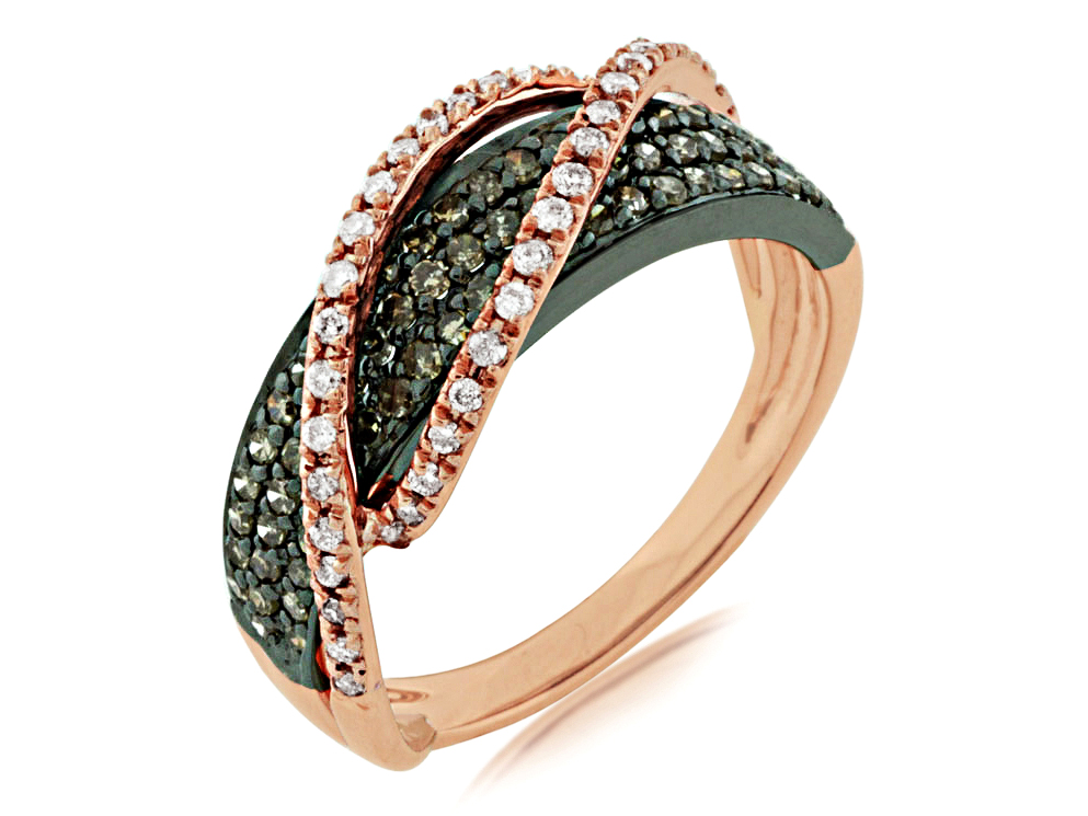 MOCHA DIA & DIA WEDDING RING