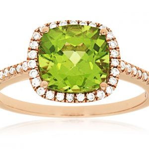 PERIDOT & DIAMOND RING