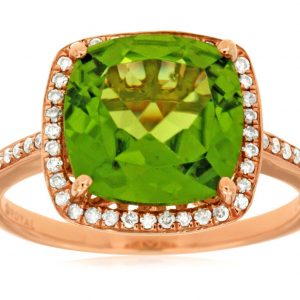 PERIDOT & DIAMOND RING