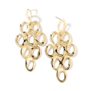 IPPOLITA 18K Gold Open Cascade Earrings