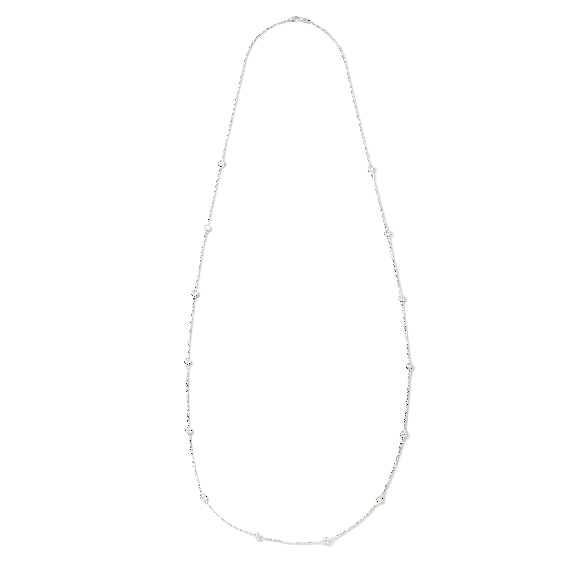 IPPOLITA 925 Rock Candy¨ Long Stone Station Necklace in Mother-of-Pearl 48"