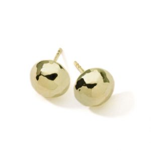 IPPOLITA 18K Gold Glamazon Half Ball Stud Earrings
