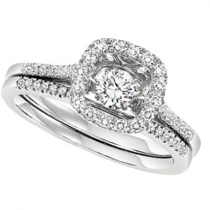 14K Diamond Rhythm of Love Ring 1/2 ctw