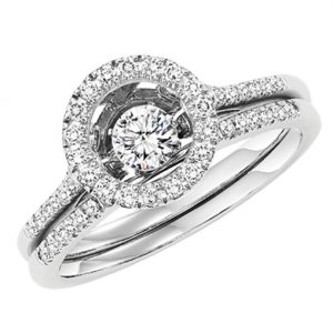 14K Diamond Rhythm of Love Ring 1/2 ctw