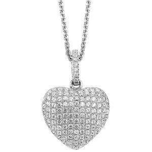 Silver Pendant White