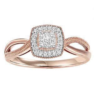14K Diamond Ring 1/8 ctw