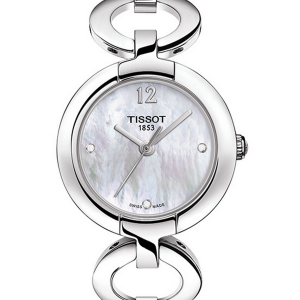 PINKY LDS SS BR WH MOP IND ARAB 3 DIA