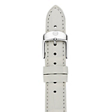 16mm White Alligator Strap