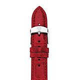 16mm Garnet Alligator Strap