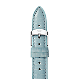 16mm Blue Smoke Lizard Strap