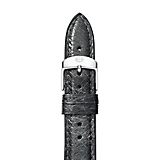 16mm Shadow Grey Ostrich Strap