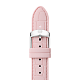 16mm Blush Embossed Silicone Strap
