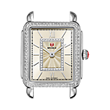 Deco II Mid Stainless-Steel Champagne Diamond Dial