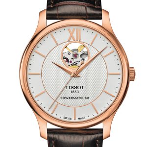 TISSOT Tradition Powermatic 80 Open Heart Watch