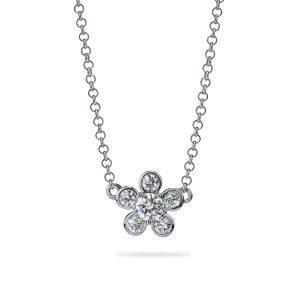 Atelier Swarovski Bloom Pendant Necklace, 18K White Gold
