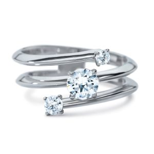 Atelier Swarovski Intimate Spiral Ring, 18K White Gold