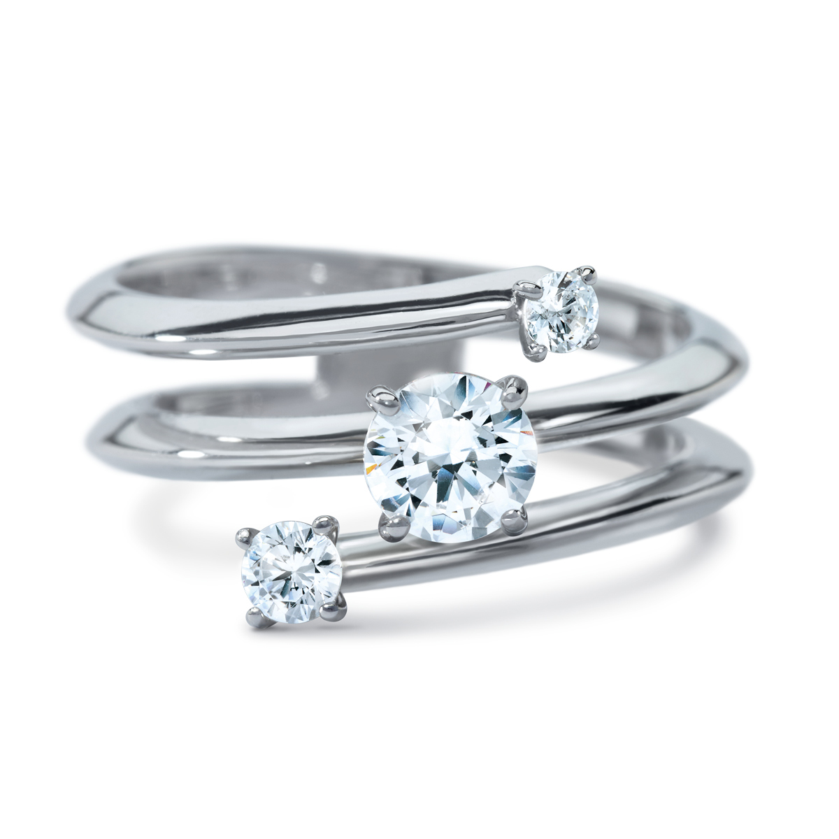 Atelier Swarovski Intimate Spiral Ring | Joes Jewelry St Maarten