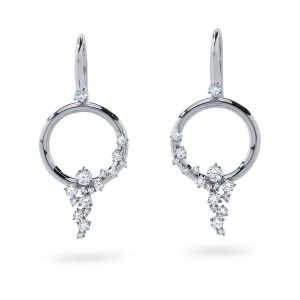 Atelier Swarovski Signature Drop Earrings, 18K White Gold