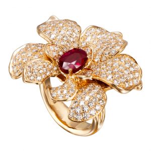 Carrera y Carrera Orquídeas Orchidee Ring – Size 6