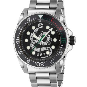 Gucci Dive watch, 45mm Stainless Steel