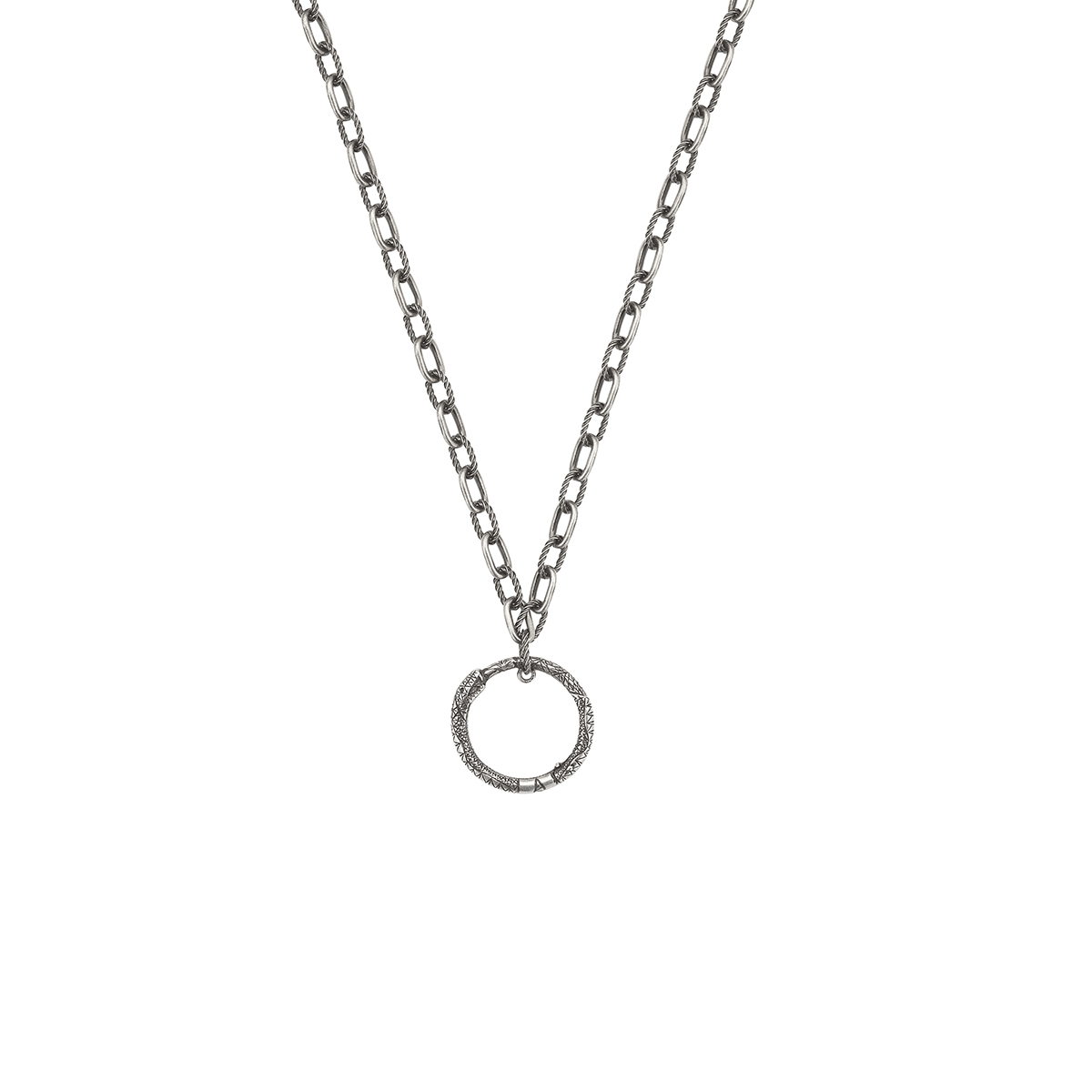 Gucci Ouroboros pendant necklace 60cm | Joes Jewelry St Maarten