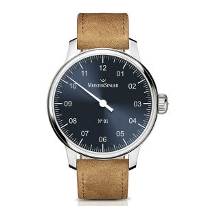 N°01 40mm Steel Blue MeisterSinger Watch