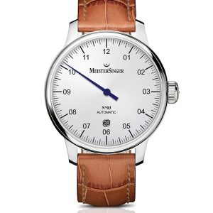 N°03 40mm Opaline Silver MeisterSinger Watch