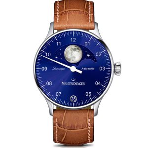 Lunascope Sunburst Blue MeisterSinger Watch