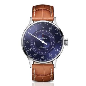 Pangaea Day Date Sunburst Blue MeisterSinger Watch