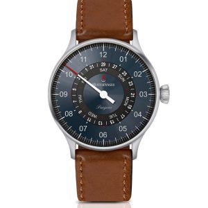 Pangaea Day Date Blue-Black MeisterSinger Watch