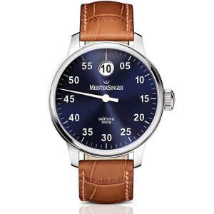 Salthora Meta Sunburst Blue MeisterSinger Watch