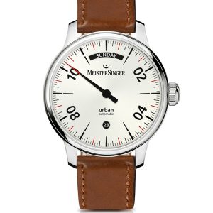 Urban Day Date Opaline Silver MeisterSinger Watch