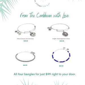 From the Caribbean with Love – Alex and Ani Bangle Set